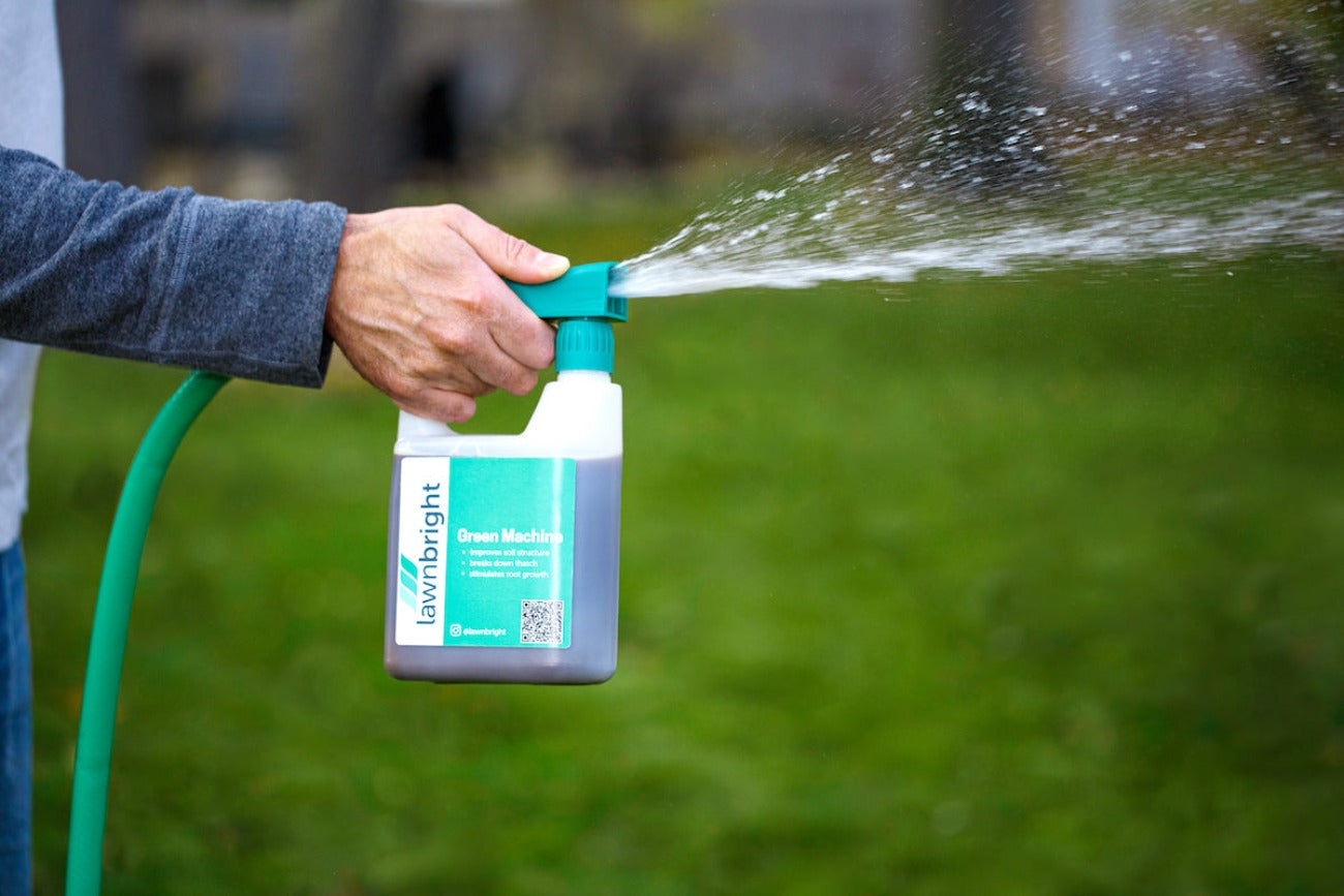 green machine spraying