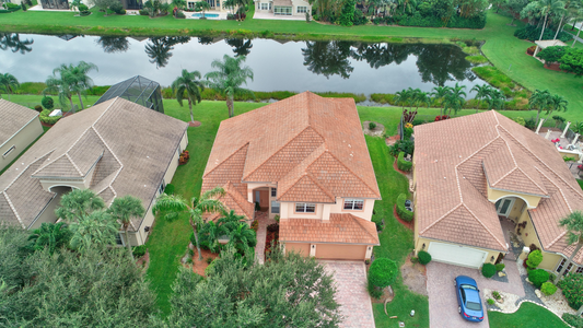 Homes in the southwest showing green grass from the summer lawn care guide.