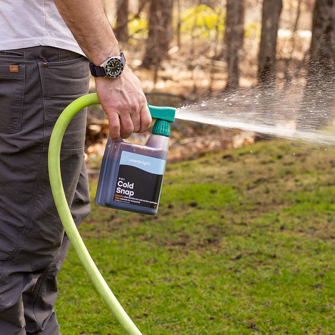 garden grass spray Cold Snap Lawn Winterizer – Lawnbright